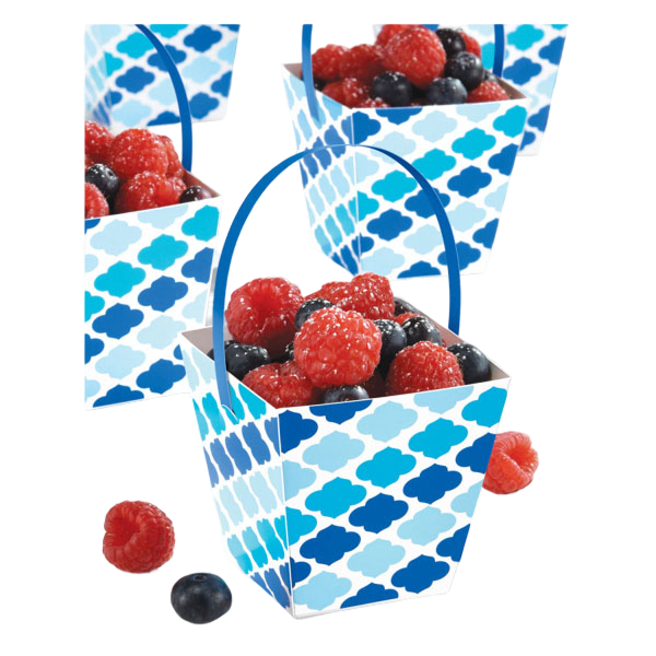 Cups With Handle Paper Minis Blue